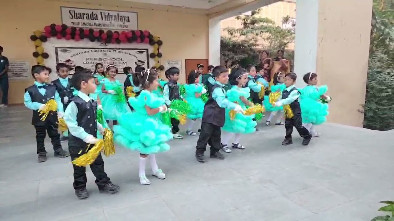 Nursery students occasion of convocation day 