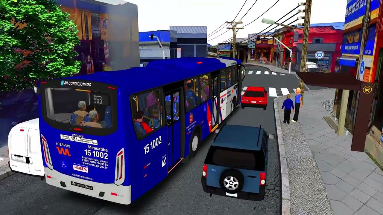 CONTINUAÇÃO da VIAGEM | L563 CAPÃO REDONDO x VILA LOURO Via JD. JACIRA EMTU | OMSI 2
