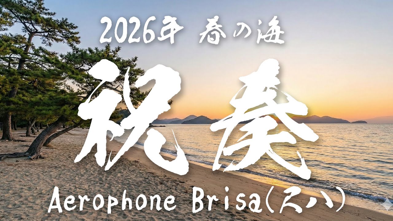 【Brisa】2026年「春の海」祝奏 #flute #aerophone #brisa