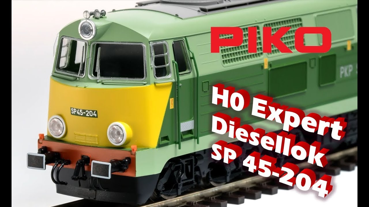 PIKO [V028PL] H0 Expert lokomotywa spalinowa SP45-204 - po polsku