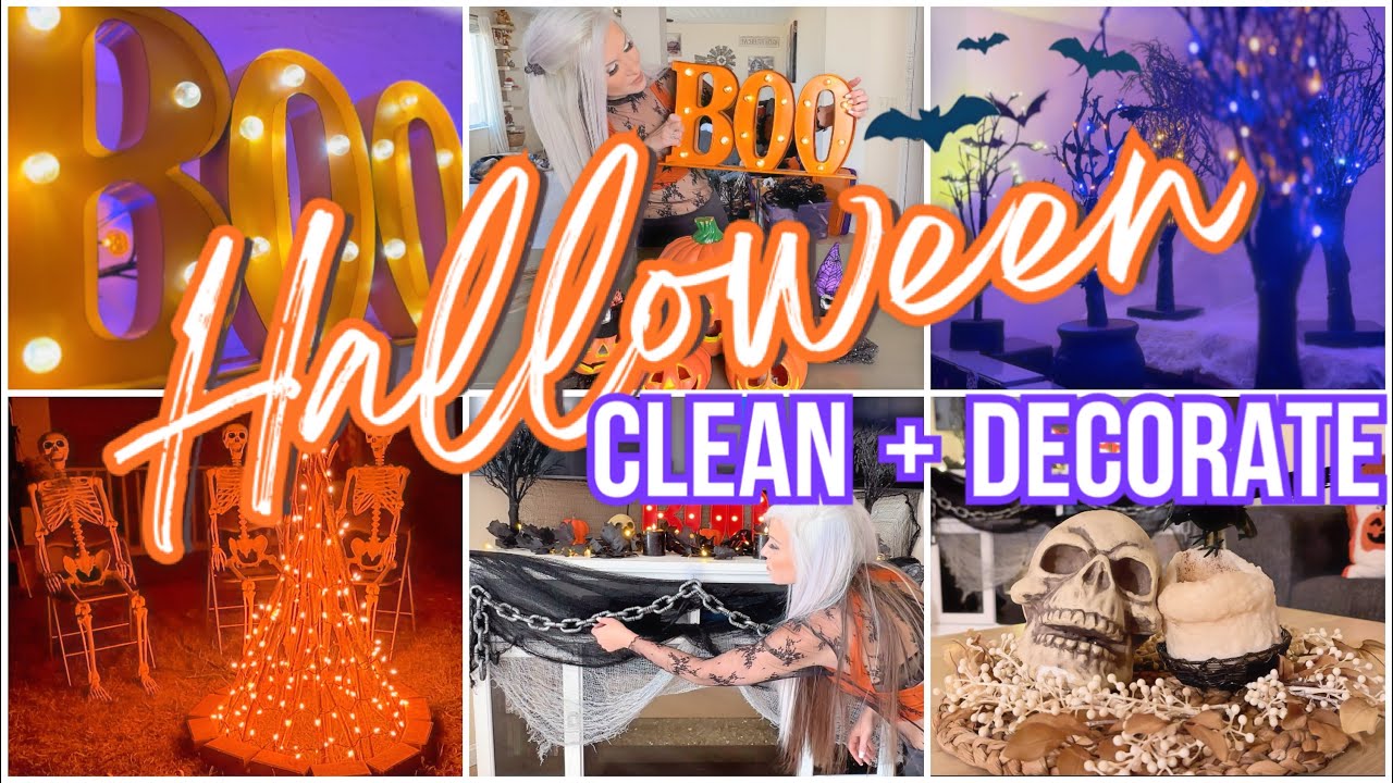 *NEW* CLEAN + DECORATE WITH ME FOR HALLOWEEN 2024! FALL CLEANING MOTIVATION!