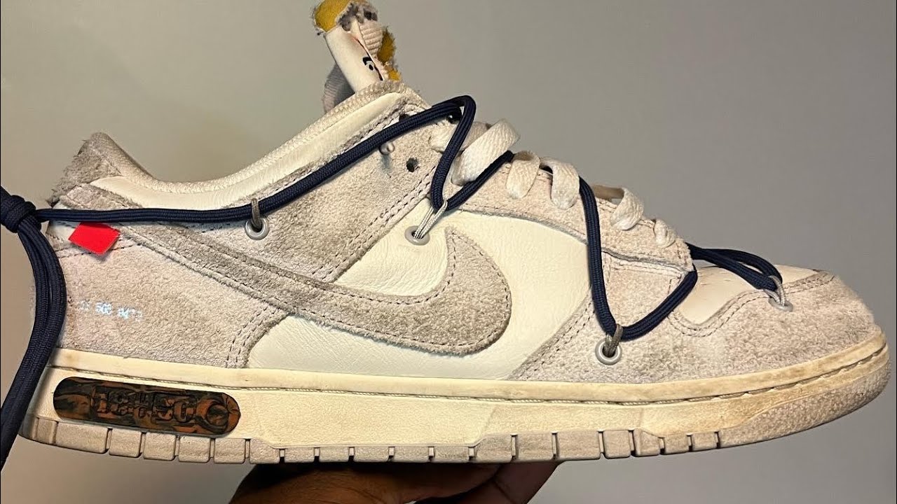 How To Clean Nike Dunk Low Off White &ldquo;Lot 18&rdquo;