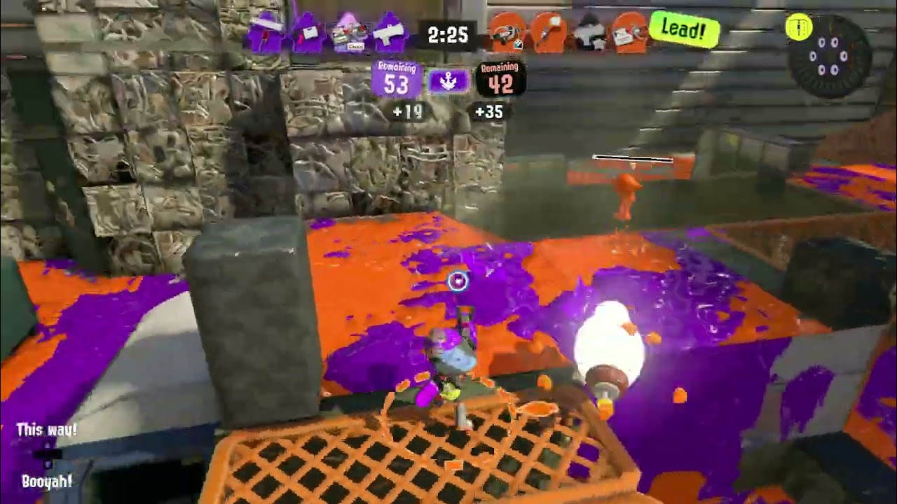 Splatoon 3 X Battle | Messy victory on Splat Zones