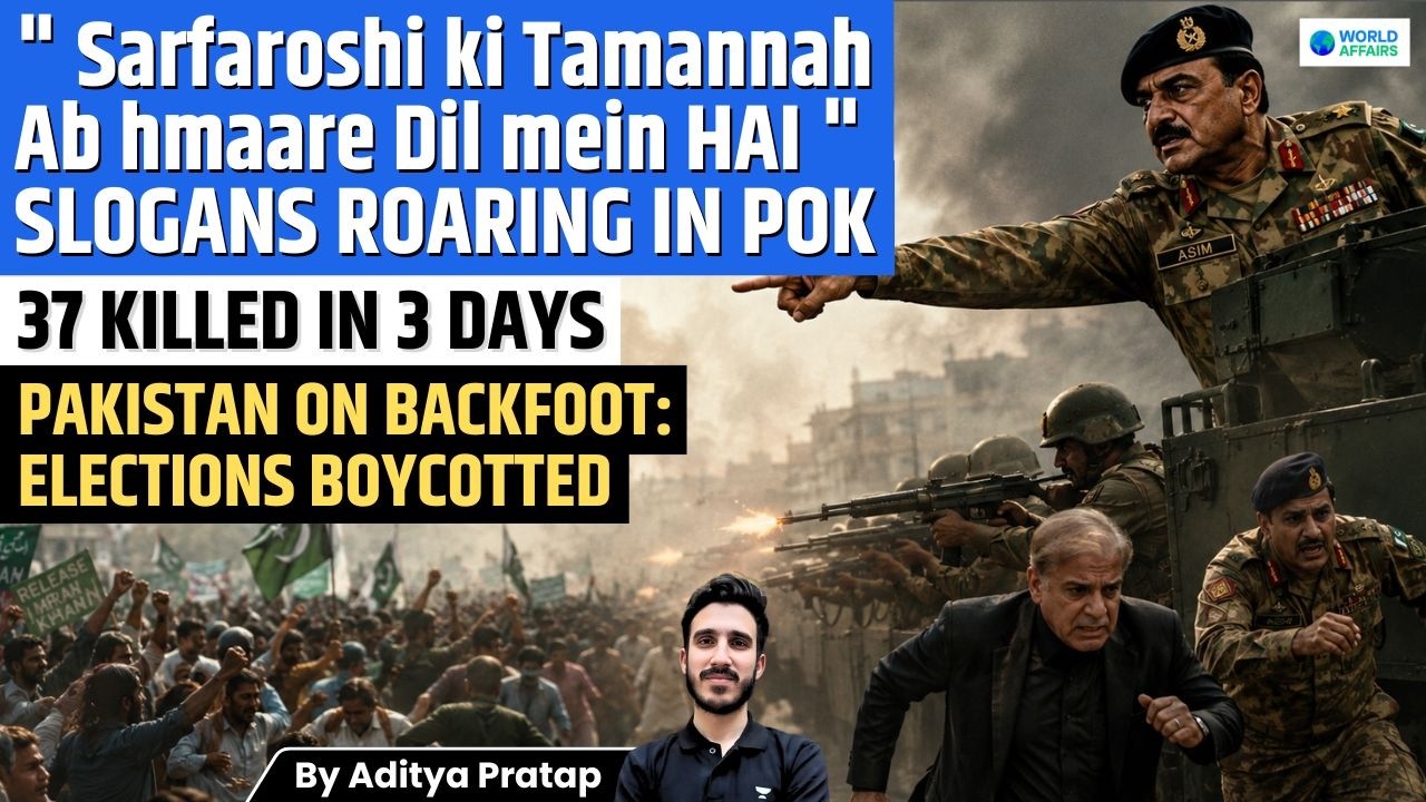 Why Are People in PoK Chanting Ram Prasad Bismil's 'Sarfaroshi Ki Tamanna'? | PoK Protests Explained