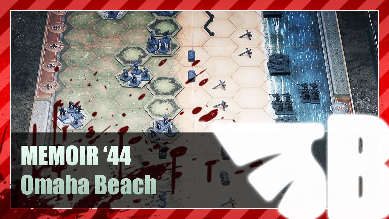 Let's Play Memoir '44 - Grundbox #05 - Omaha Beach - Deutsch