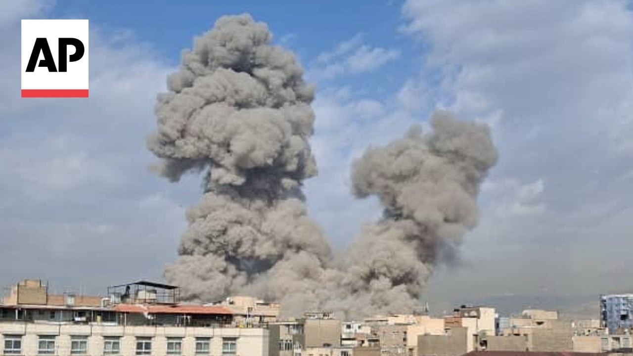 Iran TV shows damage caused by US and Israel strike on Tehran