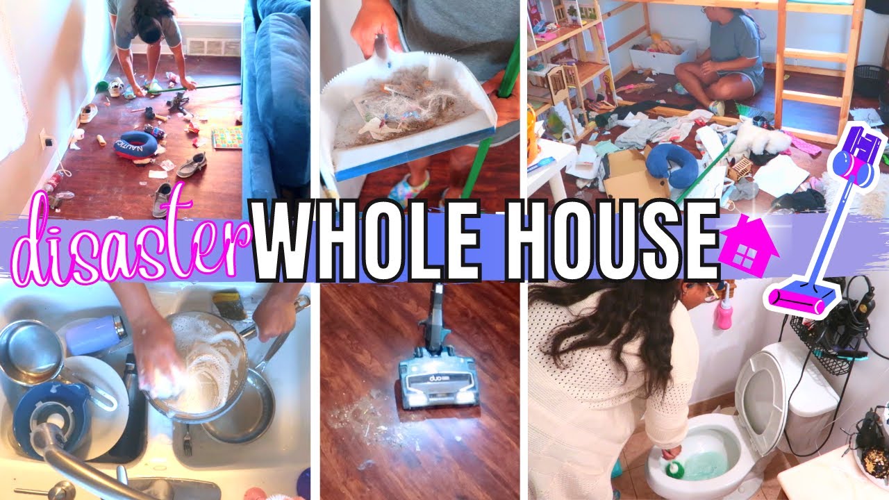 🫠WHOLE HOUSE CLEAN WITH ME AFTER A LONG WORK WEEK!! EXTREME CLEANING MOTIVATION FOR MESSY HOUSE