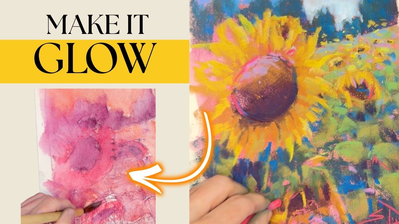😳 Watch What Happens When I Start With This Underpainting! 🎉  Pastel Painting Tutorial