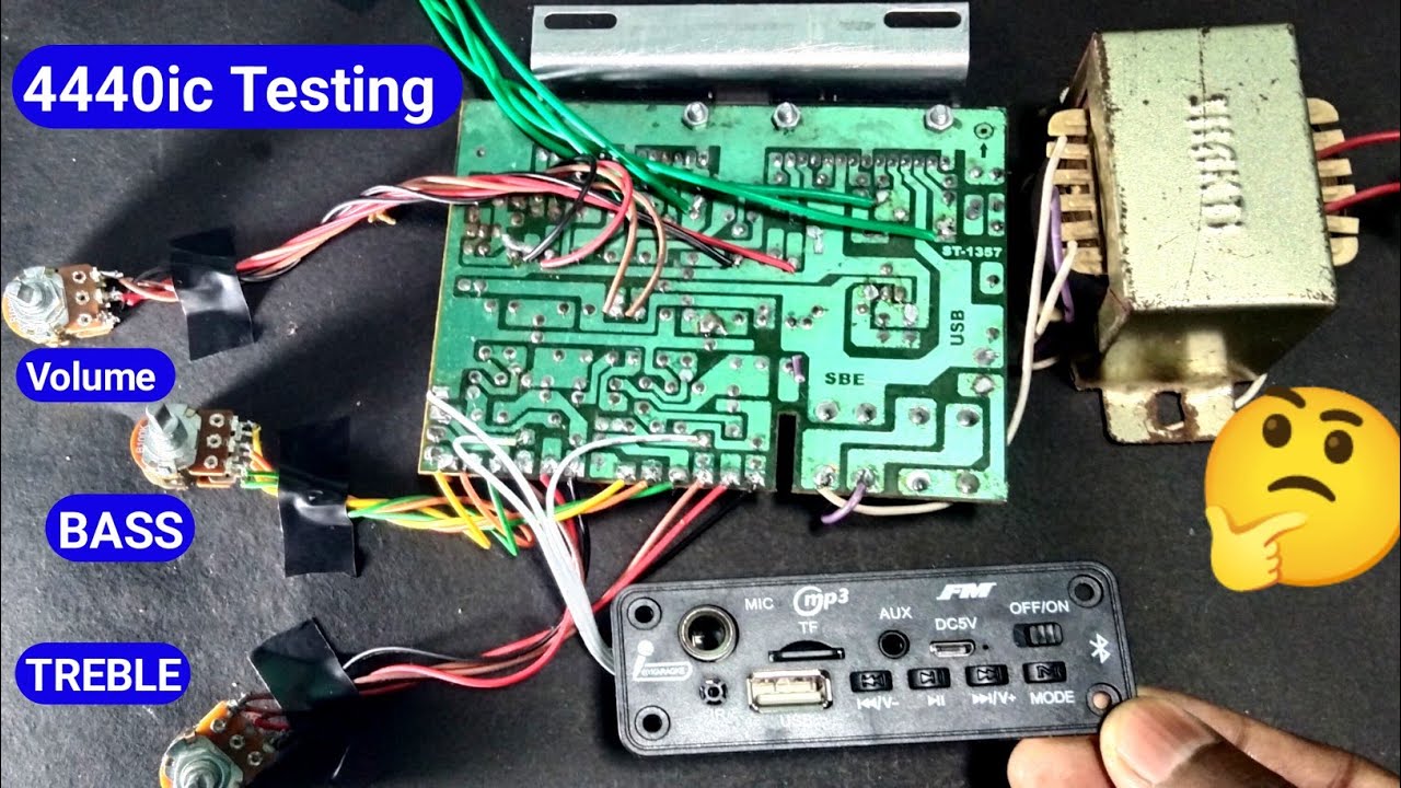 4440 ic amplifier wiring in hindi //4440 ic board full wiring and a to z connection details #4440ic