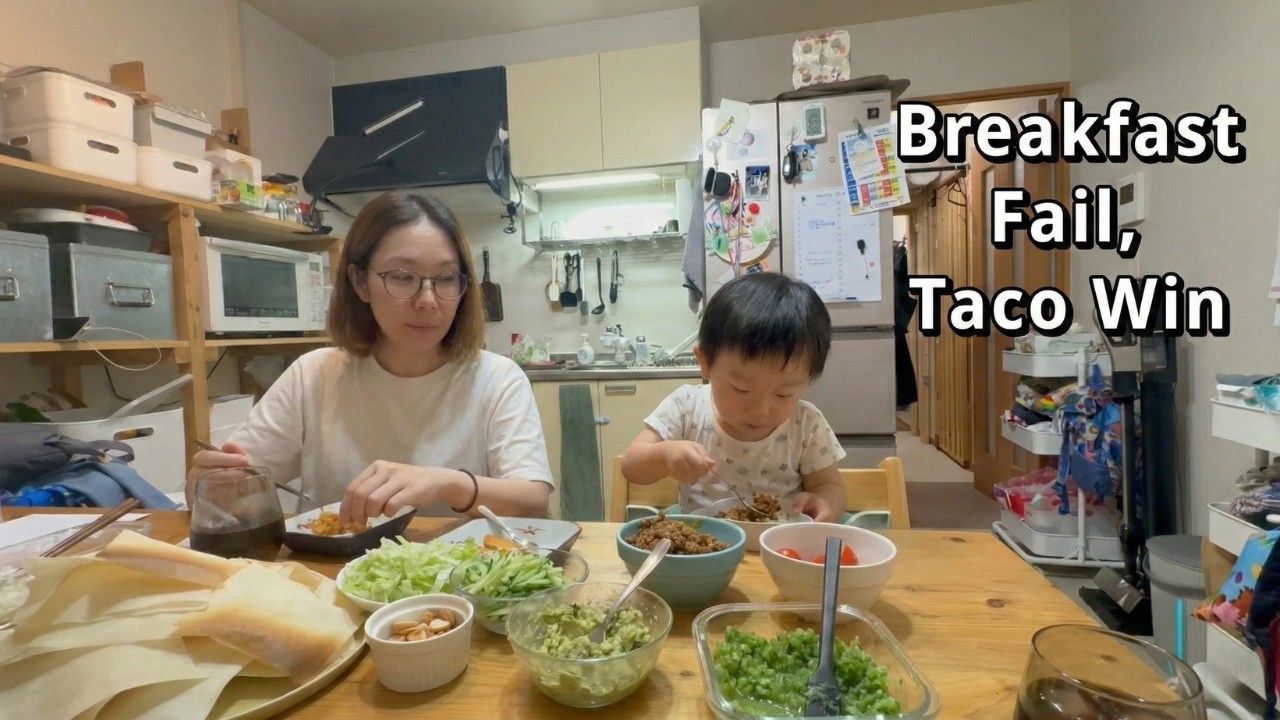 🇯🇵I Lost the Breakfast Battle… But Mom Life Still Wins in Our Tiny Okinawa Apartment