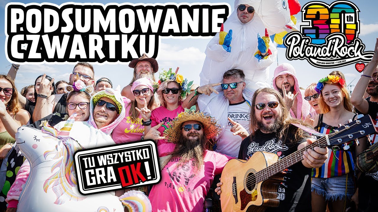 Co działo się pierwszego dnia 30. Pol'and'Rock Festival? #polandrock2024