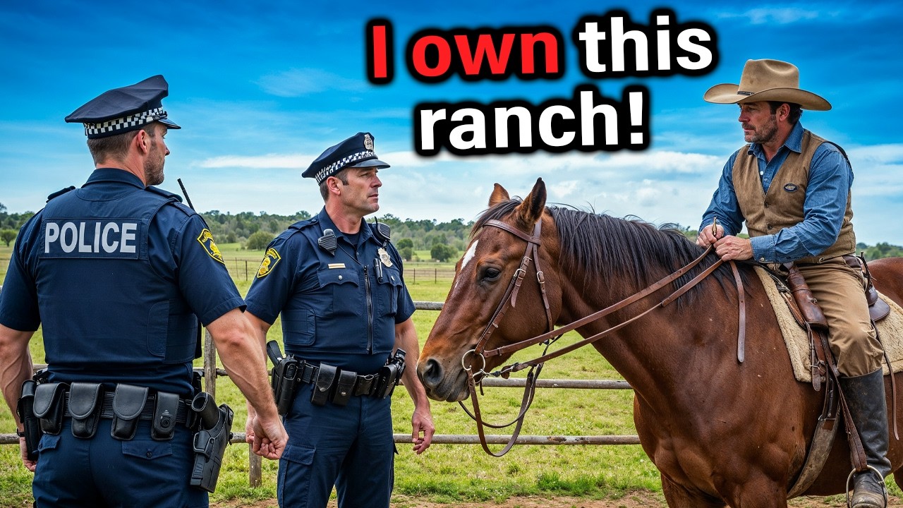 Karen DEMANDS Old Rancher Gives Her His Property, Calls 911! Huge Mistake..