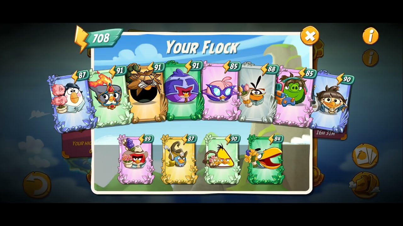 Angry Birds 2 AB2 Mighty Eagle Bootcamp MEBC With Silver+Bubbles