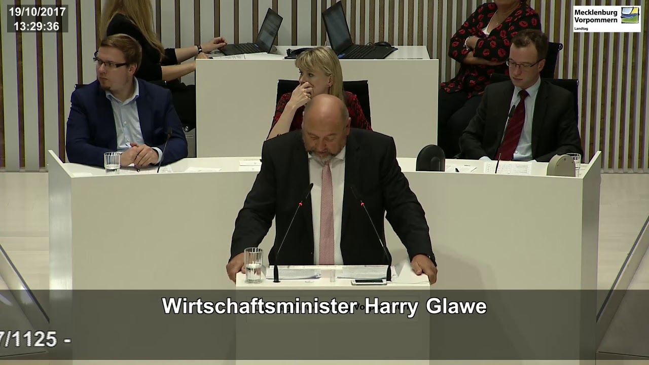 19.10.2017, Wirtschaftsminister Harry Glawe, CDU-Fraktion, Landtag M-V, Gute Arbeit in der Pflege