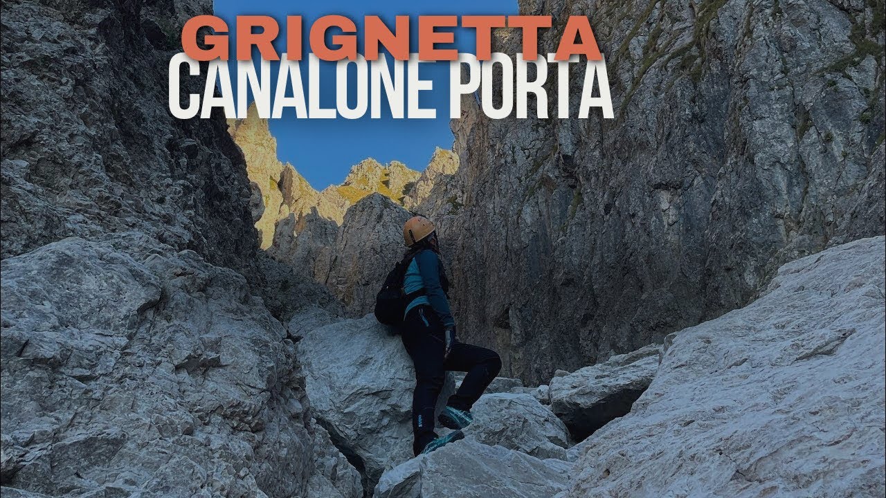 18/9/22 canalone porta in Grignetta