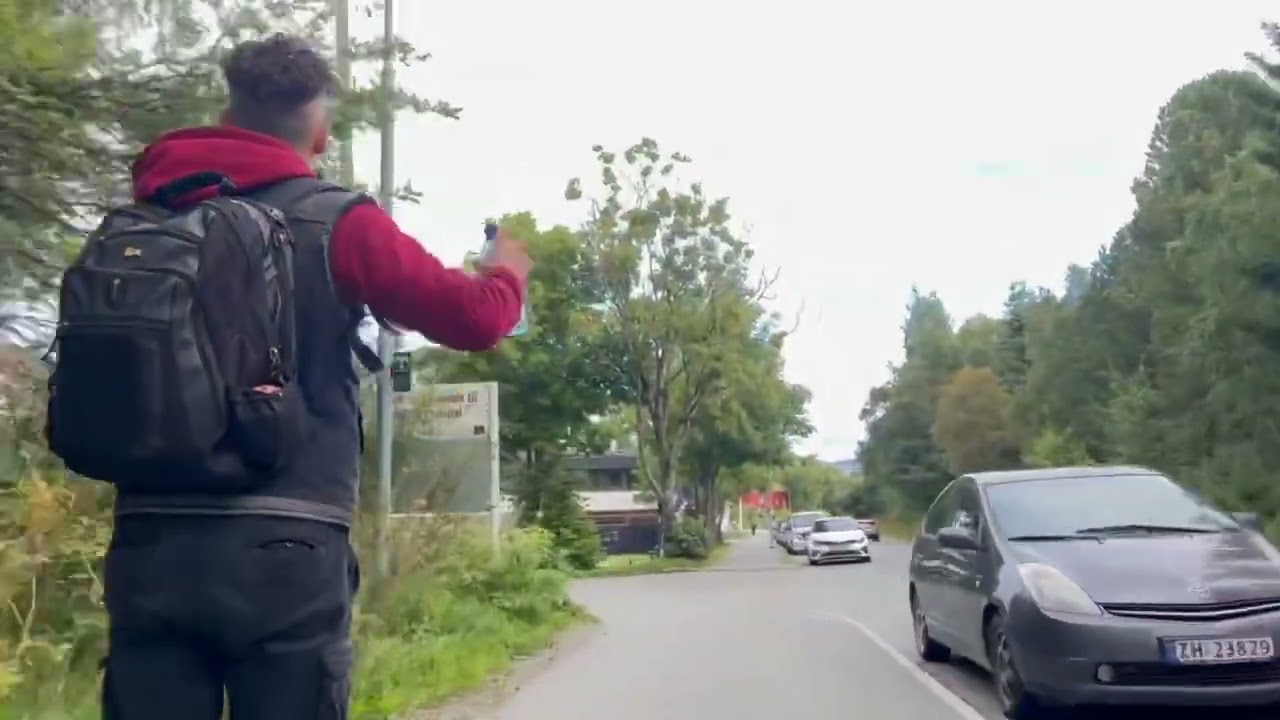 Rollerblading down hill By&aring;sen / A.K. The RollerbladerS