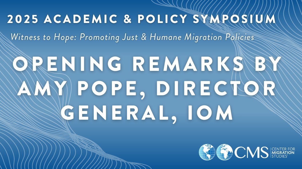 Opening Remarks | Amy Pope, Director General of IOM