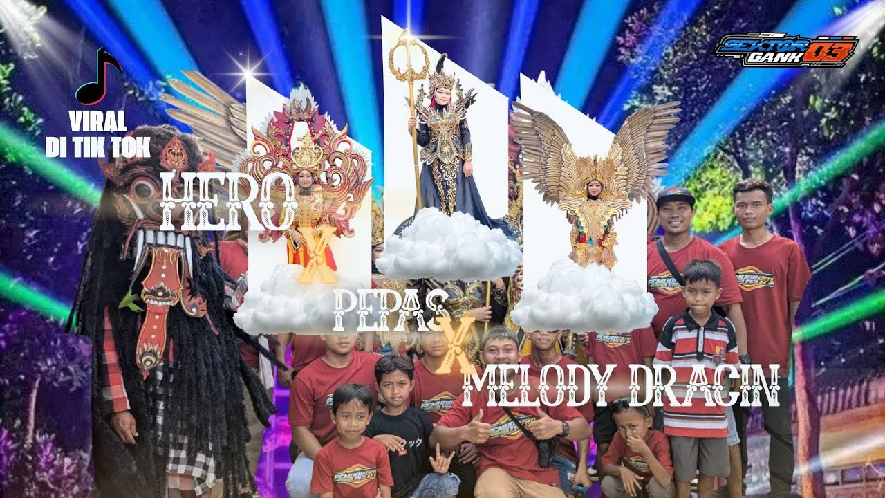 DJ TRAP PARTY HERO X PEPAS X MELODY DRACIN || VIRAL DI TIK TOK