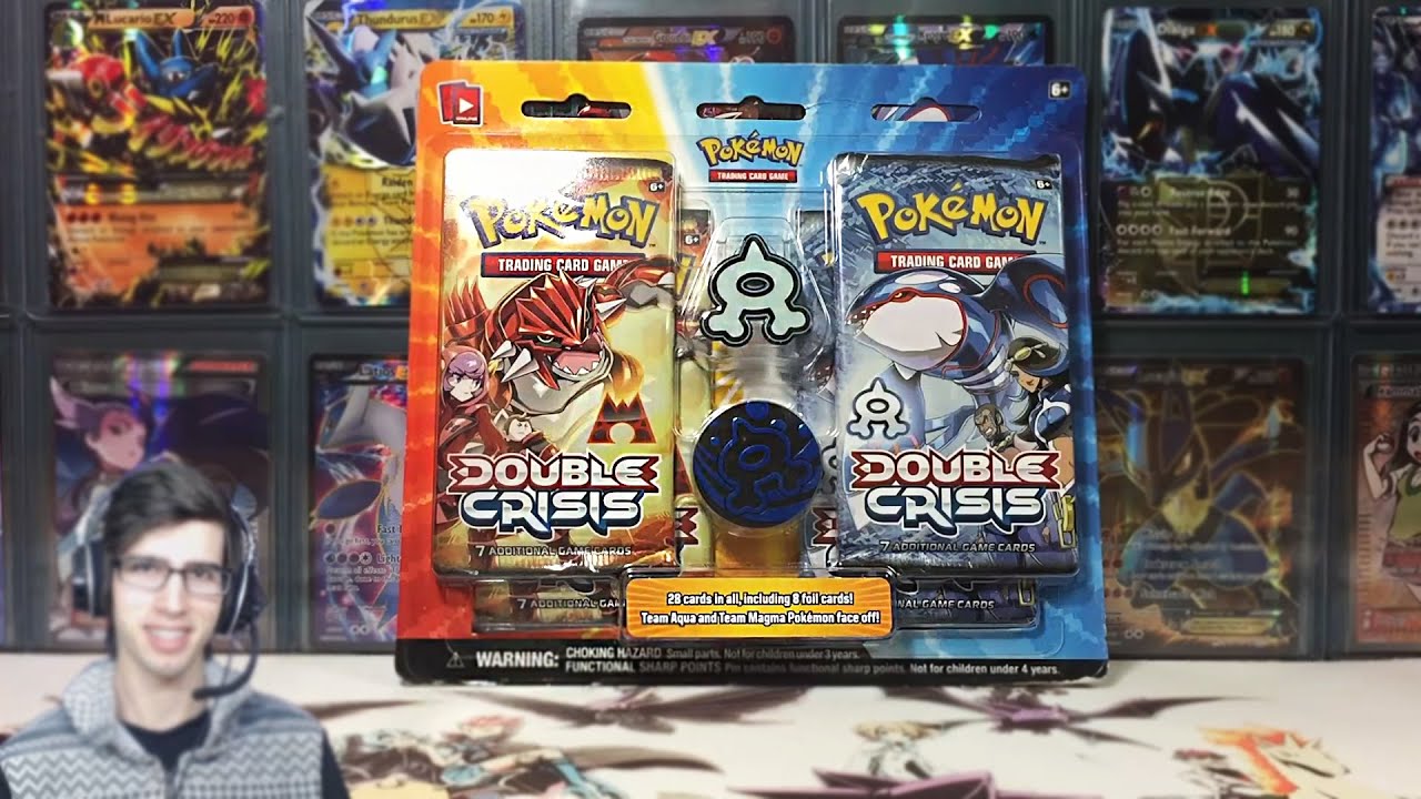 Double Crisis Team Aqua Blister Pack - Pokemon TCG Opening