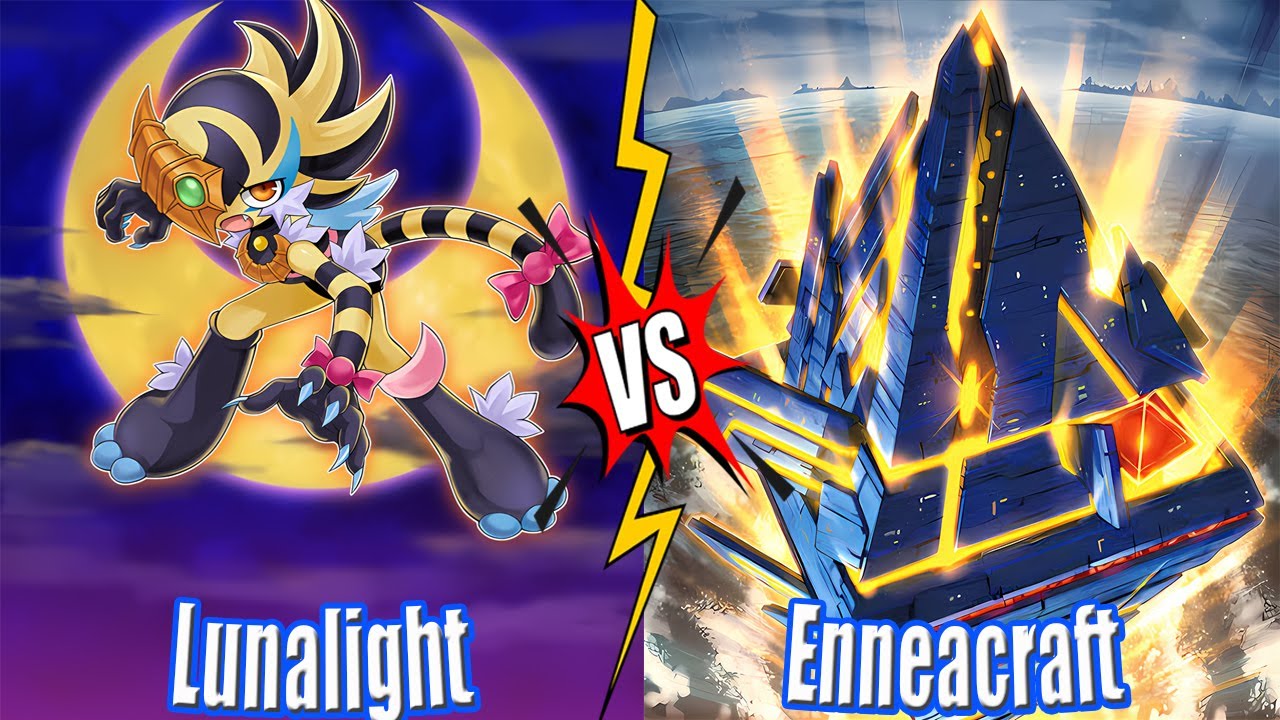 Lunalight vs Enneacraft & Lunalight vs Mermail Atlantean - NEW BANLIST DB Yu-Gi-Oh!