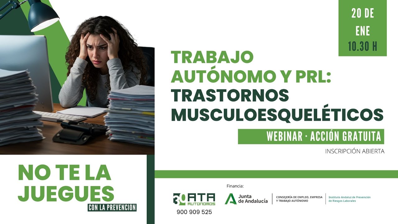 Webinar Trastornos musculoesqueléticos