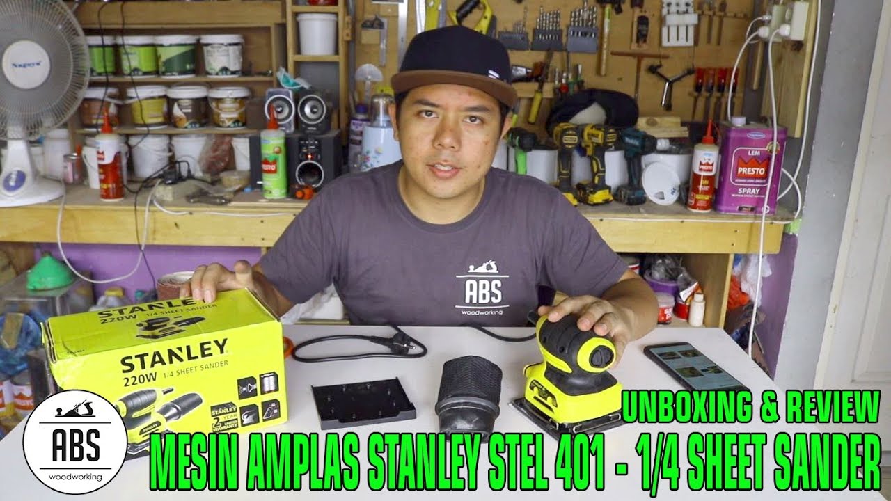 Stanley STEL 401 1/4 Sheet Sander Indonesia
