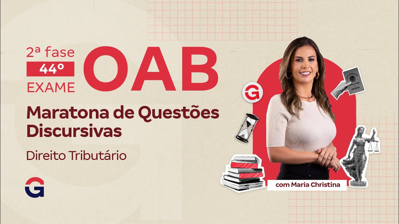 2ª fase do 44º Exame OAB: Maratona de Questões Discursivas | Direito Tributário | Maria Christina