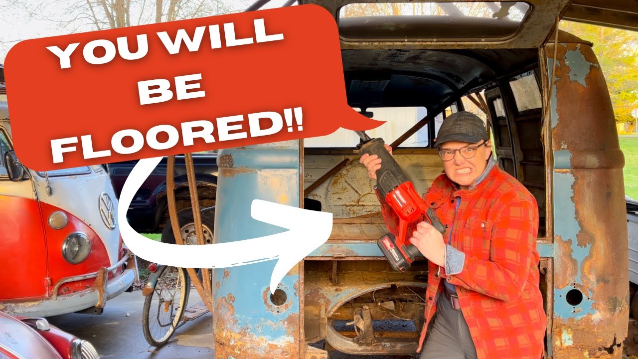 Volkswagen Bus too far gone, let's cut it up!!