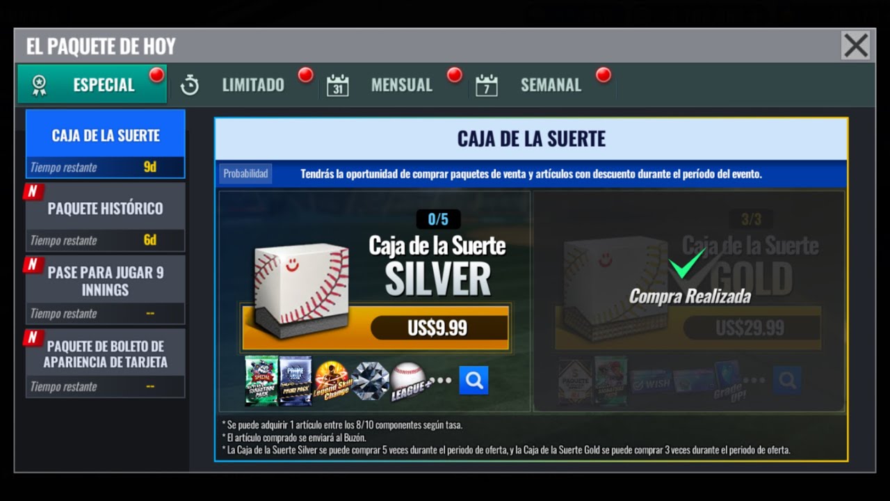 MLB 9 innings 26 ABRIENDO CAJAS DE SUERTE 🍀 HABILIDAD LEGENDARIAS Y MÁS !!  