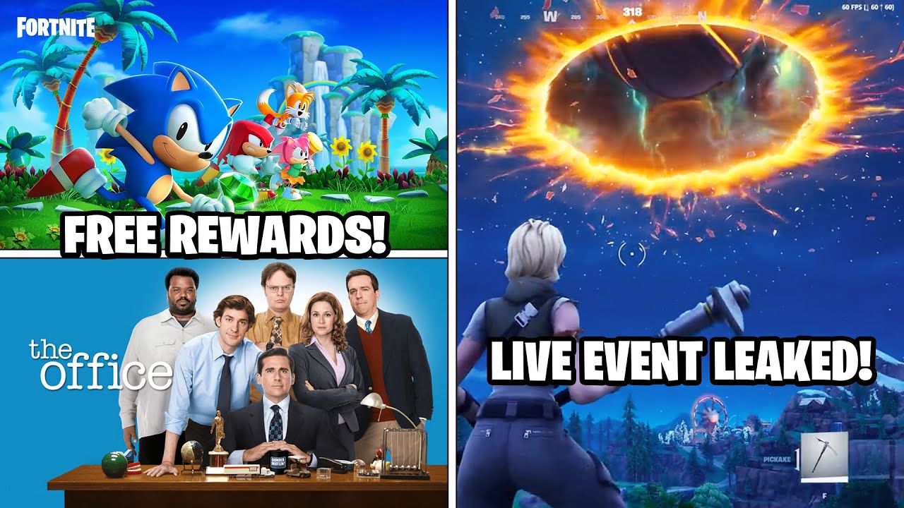 *NEW* Fortnite Update! (SONIC SKINS, OFFICE, LIVE EVENT!)