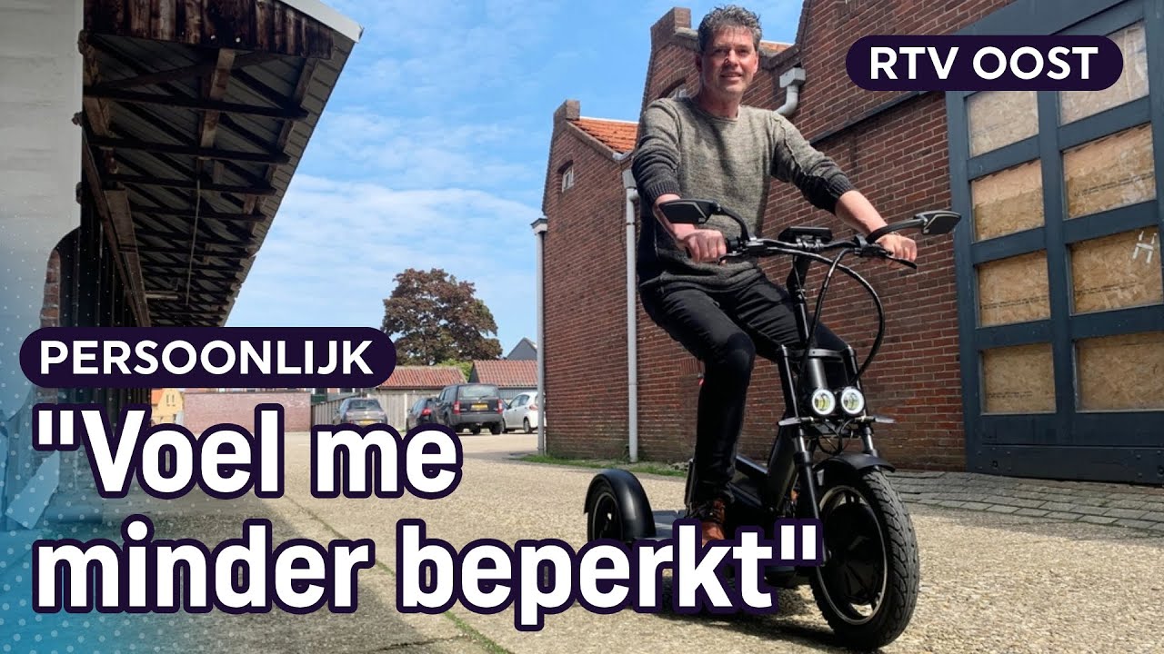 MS-patiënt Martin ontwerpt hippe broertje van de scootmobiel | RTV Oost