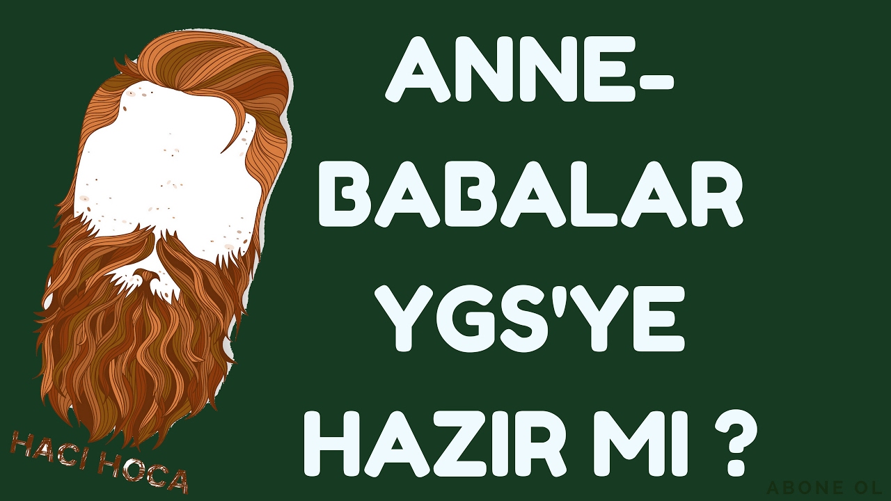 Anne-Babalar YGS'ye Hazır mı? // YGS'ye 2 Hafta Kala Velilere Sesleniş