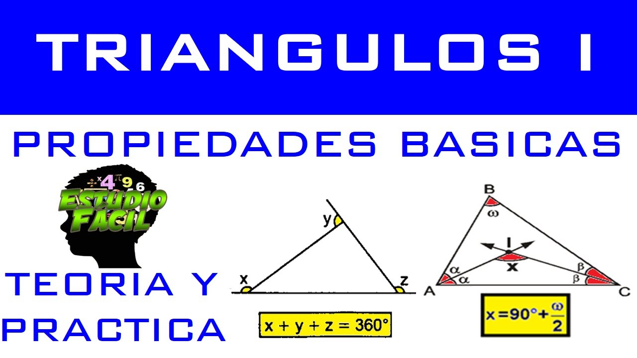 GEOMETRÍA | Triángulos  (teoría y ejercicios básicos)