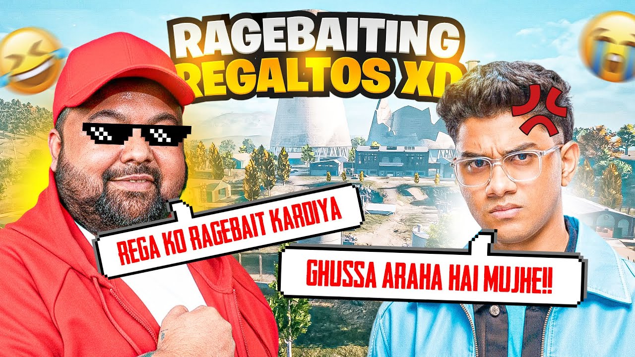 RAGEBAITING REGALTOS IN BGMI *EXTREME* 😡🤬 | FUNNY BGMI HIGHLIGHT