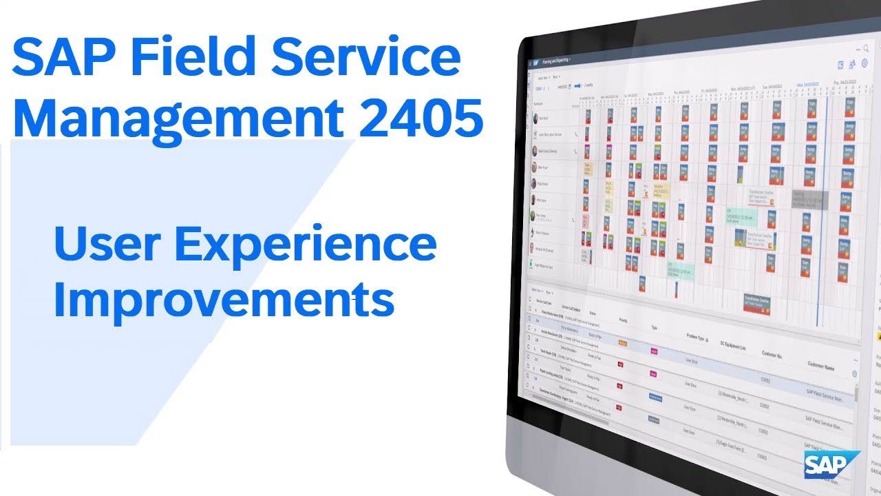User Experience Improvements in SAP Field Service Management 2405 | Demo