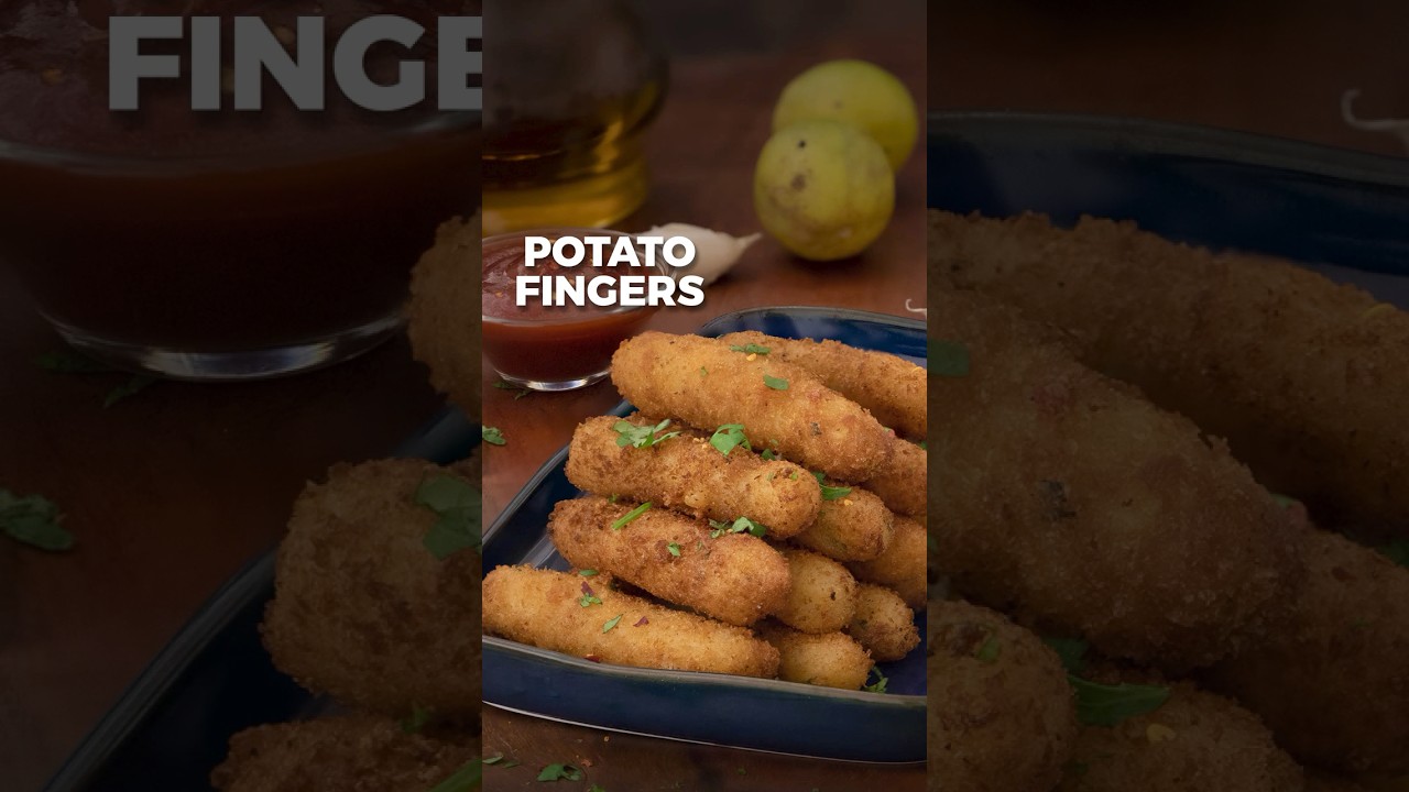 Potato Fingers | Snack Recipes | Potato Recipes #shorts #potatofingers