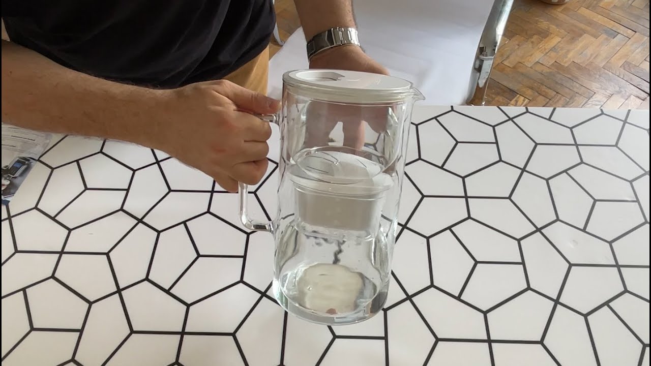 WESSPER AquaMax Crystalline, Glass Water Filter Jug