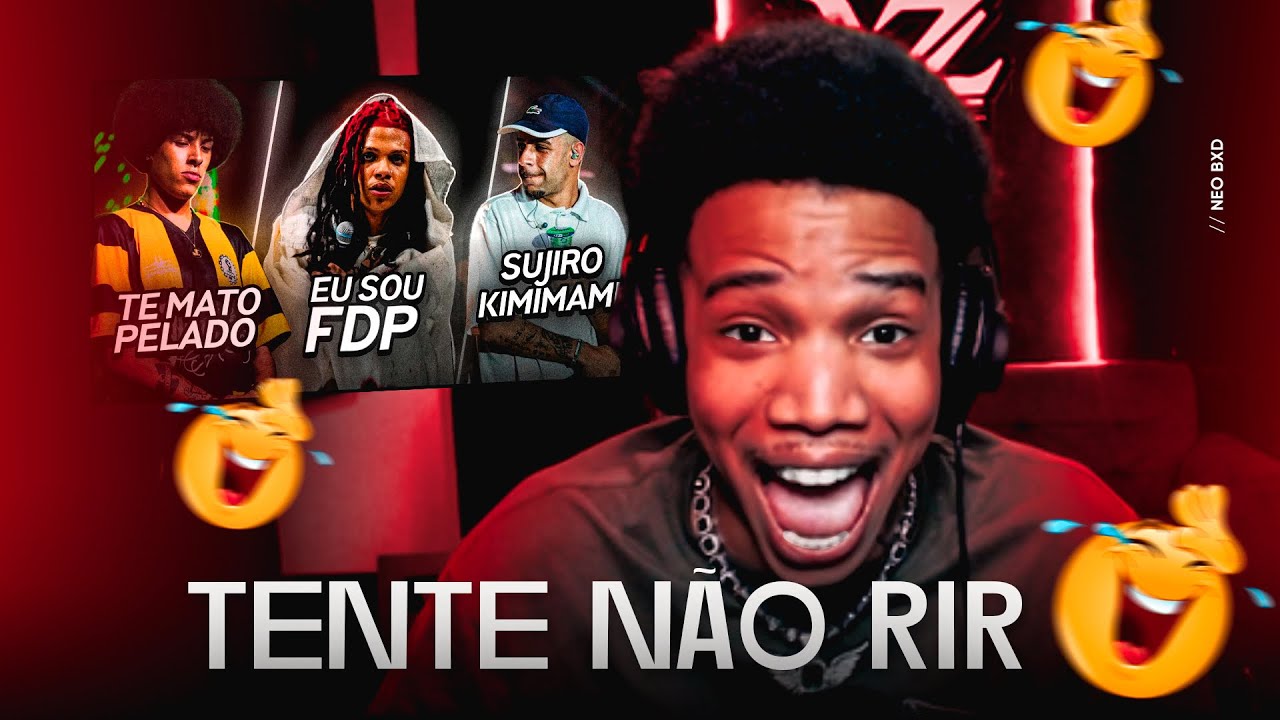 NEO REAGE ÀS RIMAS MAIS ENGRAÇADAS DAS BATALHAS  😂😂😂