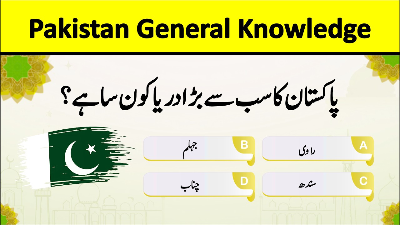 Pak Studies MCQs & Answers 2025 | General Knowledge Pakistan Quiz | PakStudies Mcqs: 02