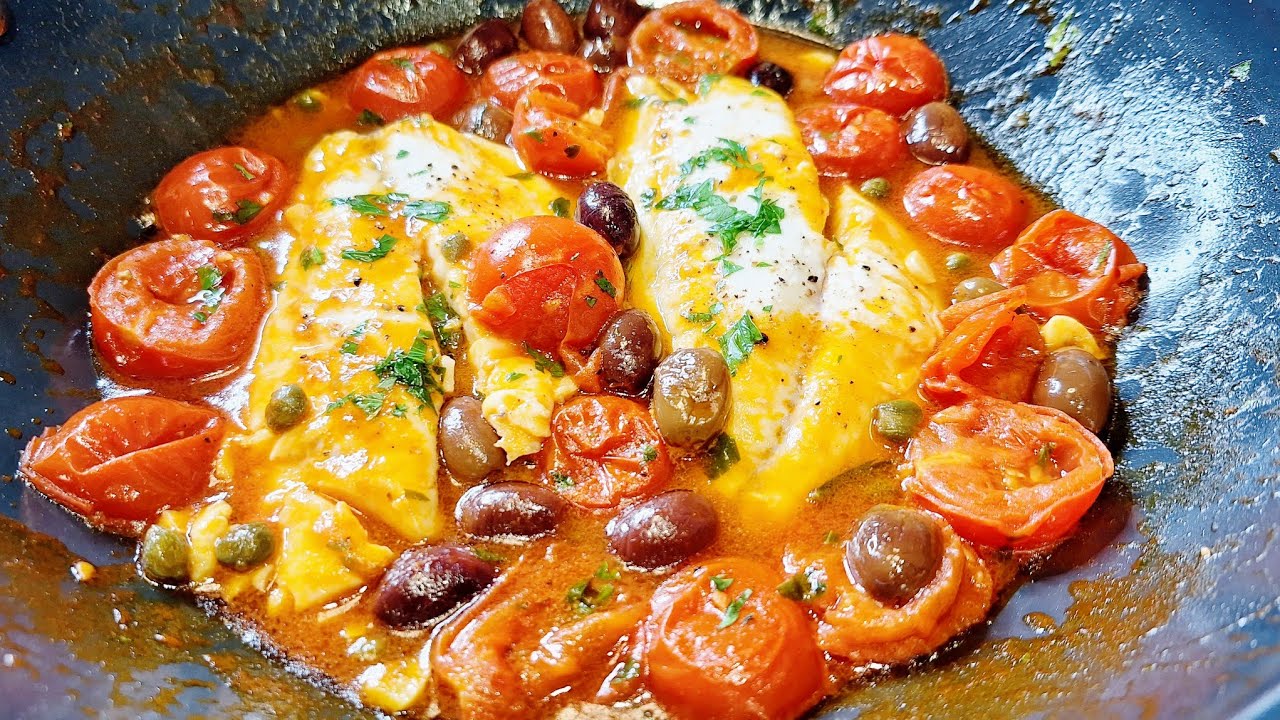 Orata alla Mediterranea in Padella da Leccarsi I Baffi💥😋