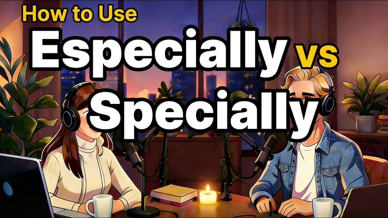How to Use ESPECIALLY vs SPECIALLY in English | Real Life English Conversations | English Podcast