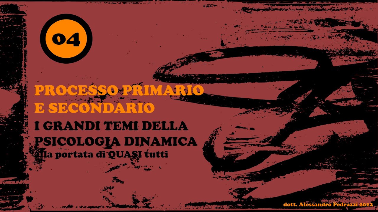 Psicologia dinamica alla portata di (quasi) tutti - 004 - Processo primario e secondario