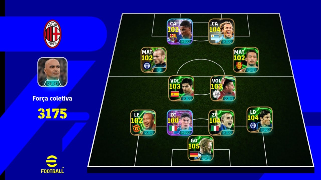 Montei time Full Grátis😱😬 #efootball #pes #pesmobile #fypシ #fypp #fypシ゚ #fyp #dicaspesmobile #games