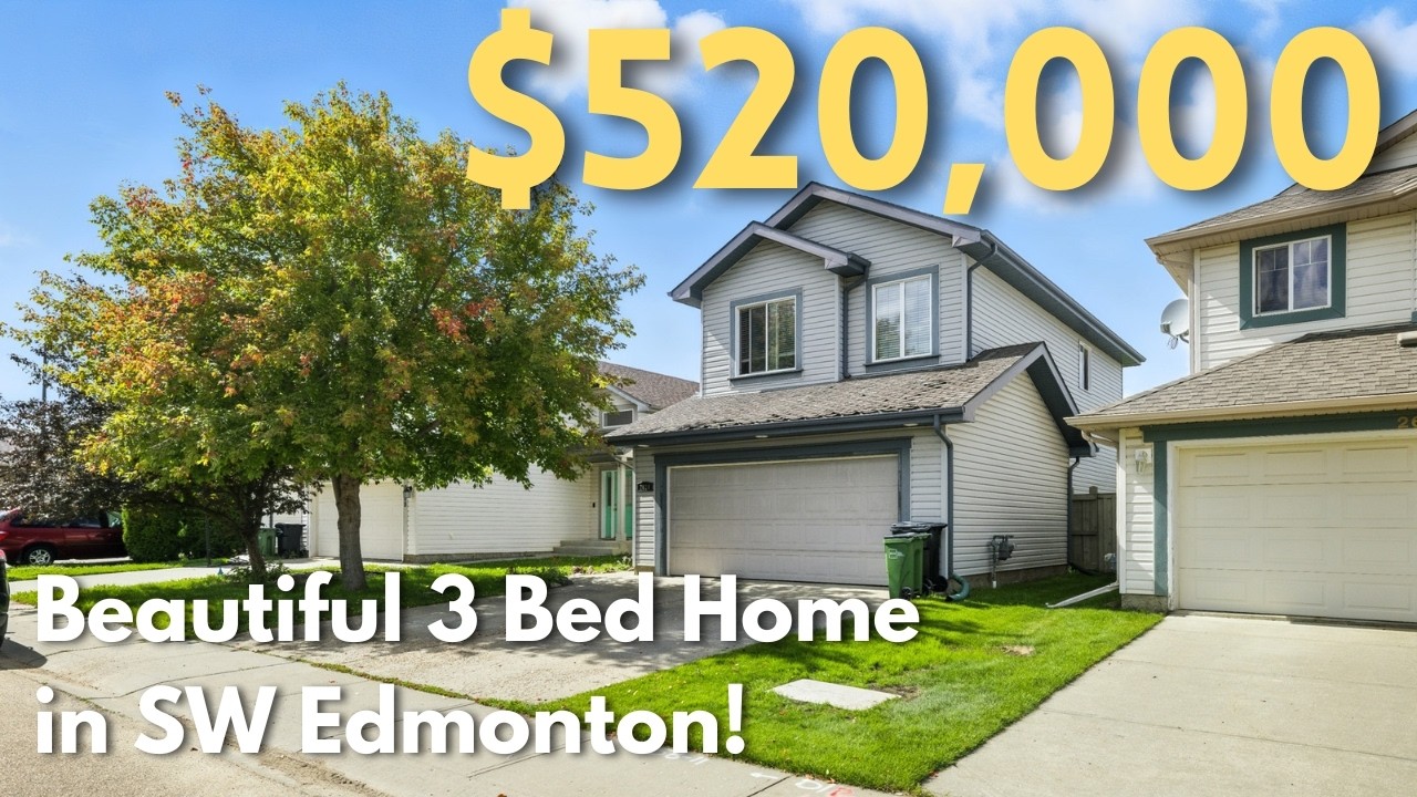 Tour this Beautiful 3 Bedroom Home in SW Edmonton!