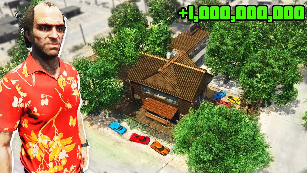 Upgrading TREVOR'S HOUSE To $1,000,000 MANSION in GTA 5!