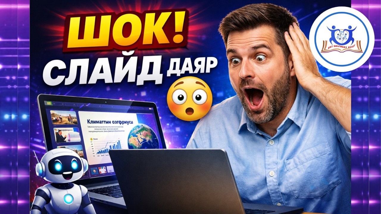 Мугалимдер үчүн слайдды автоматтык жасоо ыкмасы