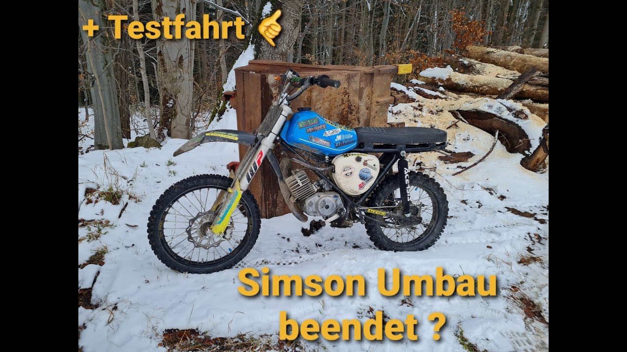 Simson Cross Umbau Teil 3/Simson Tuning Simson Cross