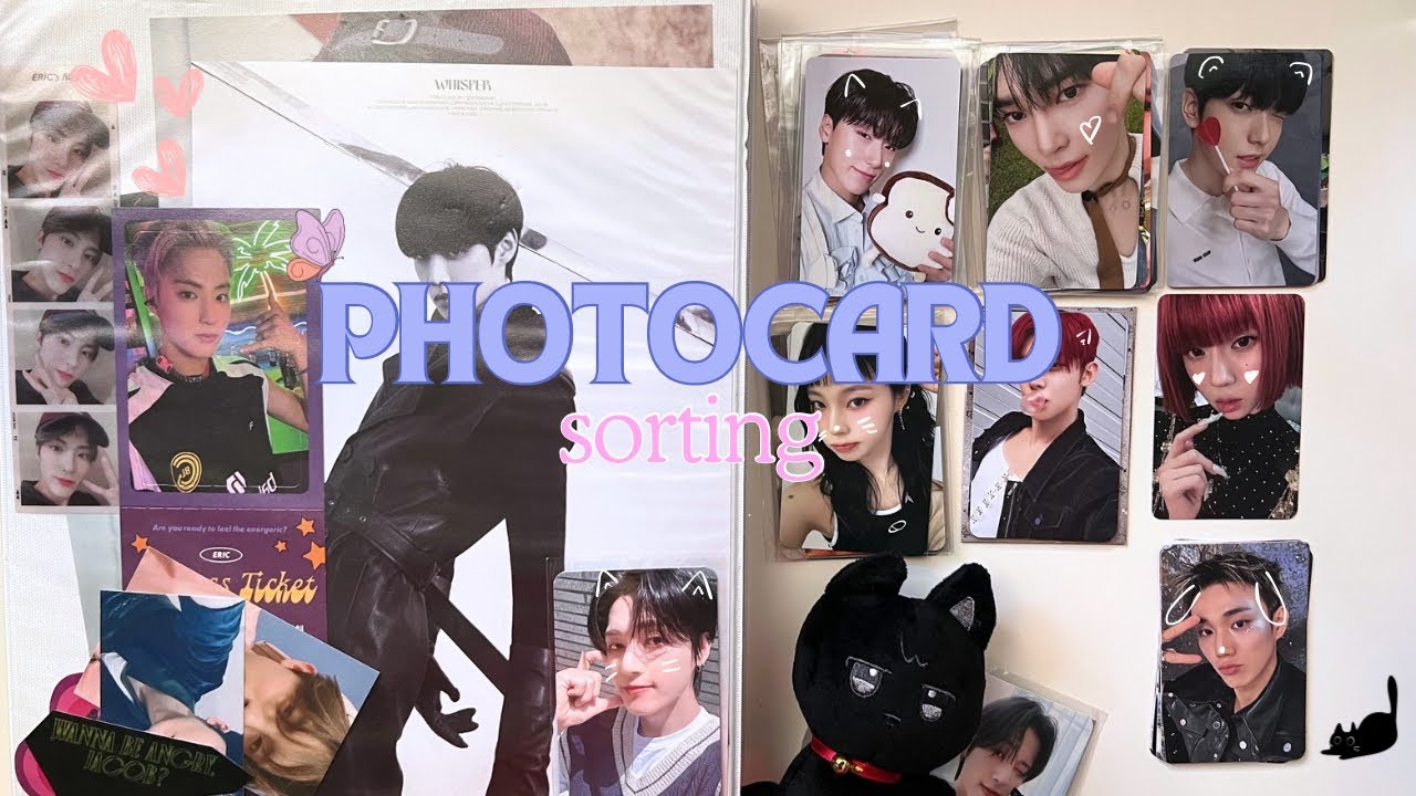 sorting new photocards (ateez zb1 txt nmixx p1harmony and more!)