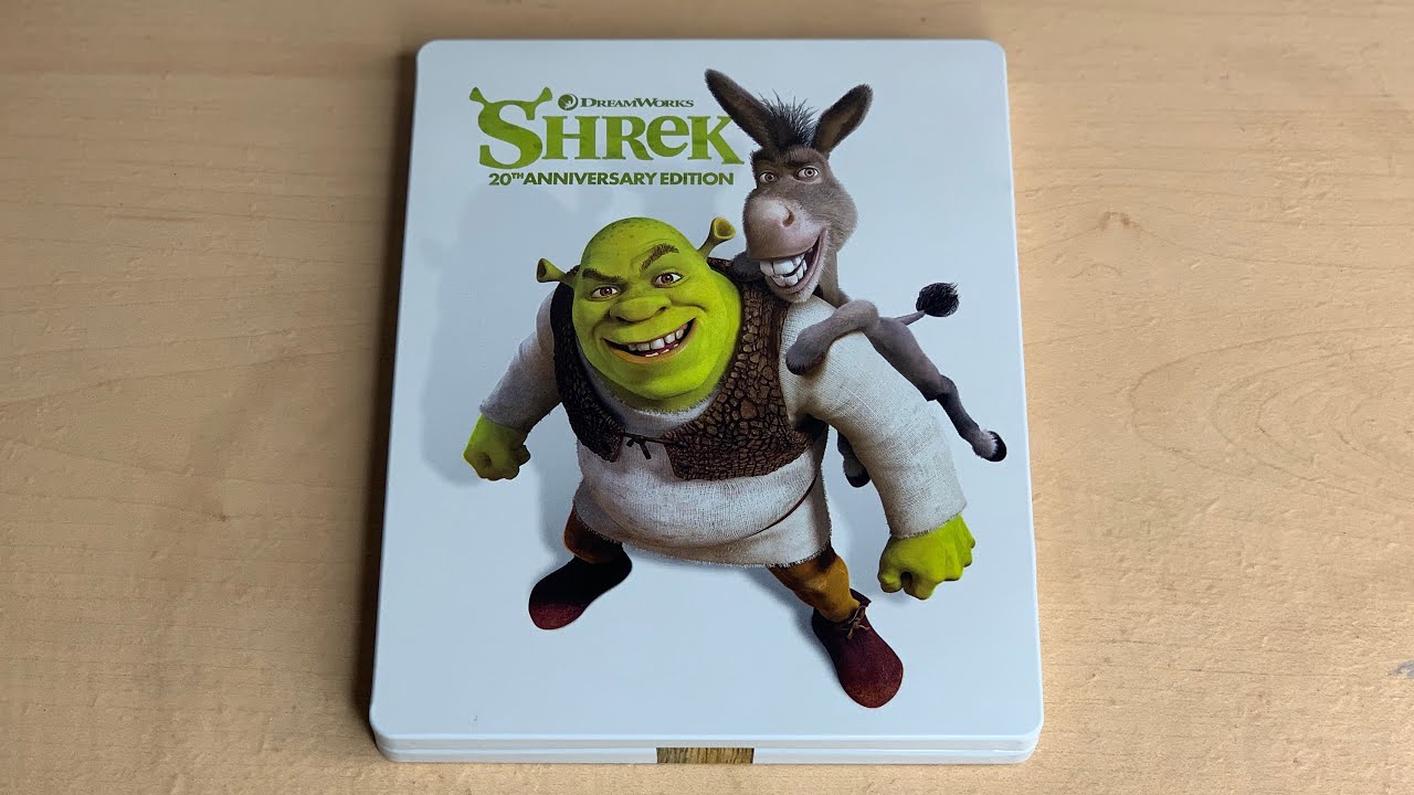Shrek - 20th Anniversary Edition 4K Ultra HD Blu-ray SteelBook Unboxing