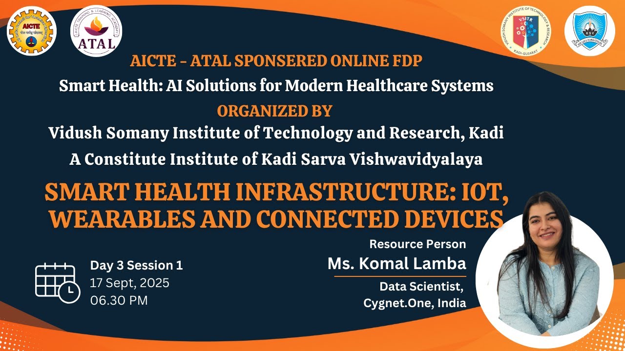 "Smart Health Infrastructure: IoT, Wearables, and Connected Devices" by Ms. Komal Lamba